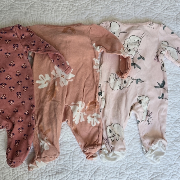 Carter's 5pc Girls Sleeper Footed Pajamas Footies Set - Picture 11 of 14